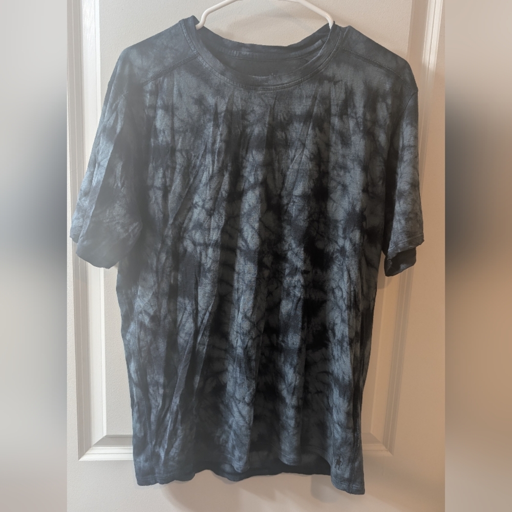 Smartwool Men's Black Tie-Dye T-Shirt